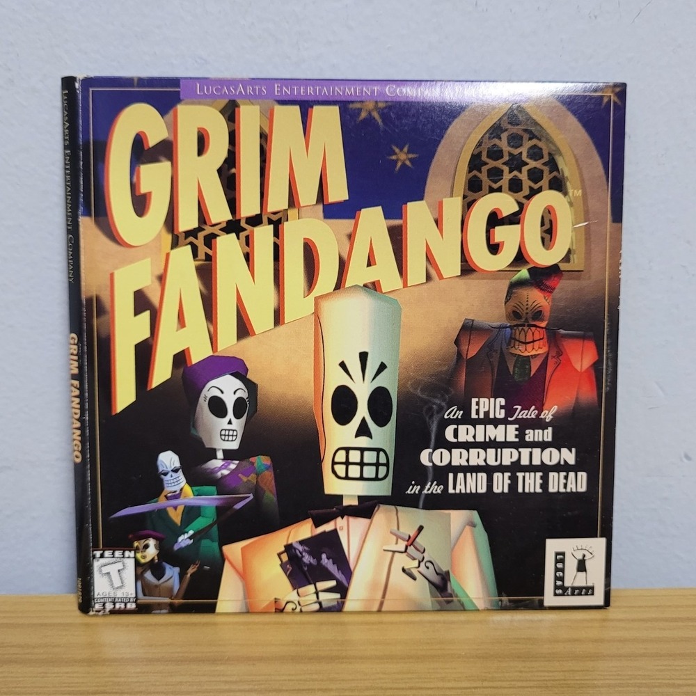 Grim Fandango PC Game Lucas Arts Complete in Sleeve
